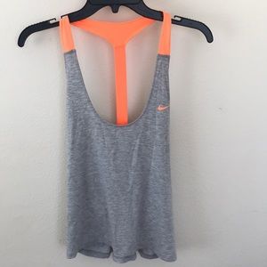 NIKE- racer back workout tank